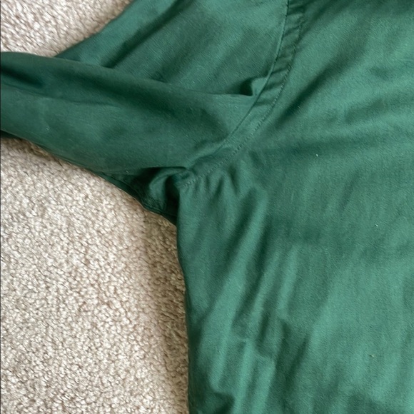 Croft & Barrow Green Casual Button Down Shirt - Picture 2 of 5